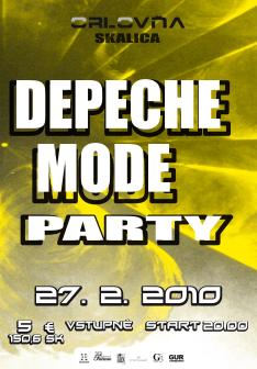 Plakát: Depeche Mode party SR-ČR